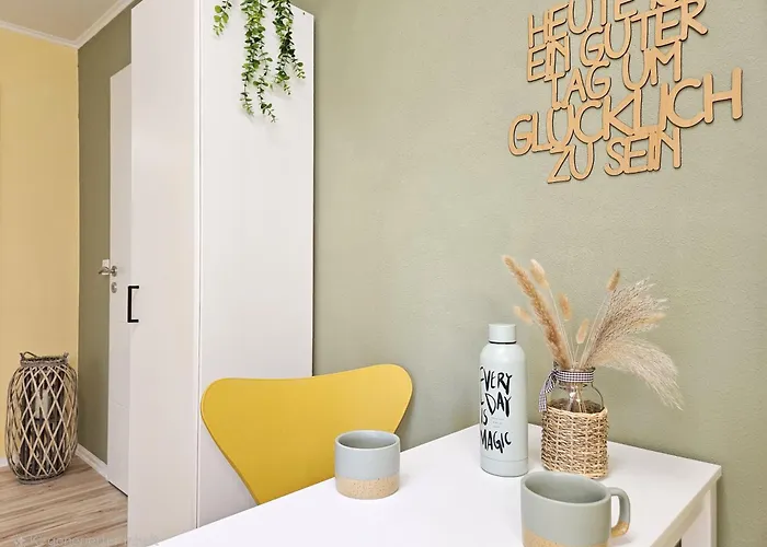 公寓 Sunshine - Mit 3 Schlafzimmern, Businesswohnung, Pendler, Monteurzimmer Und Familien Naehe *